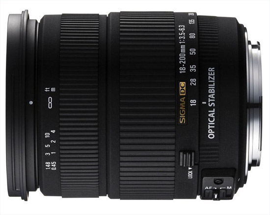 Sigma 18-200mm F3.5-6.3 DC OS HSM